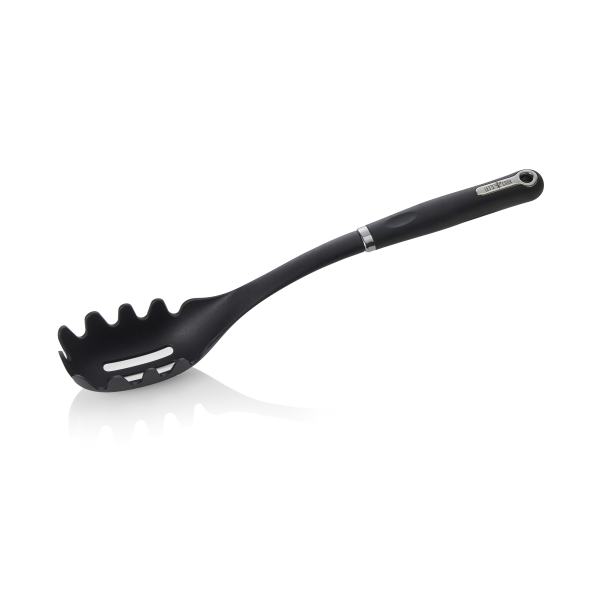 Cuillère à pâtes en nylon manche antidérapant - L. 34,5 cm