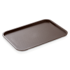 Plateau brun en polypropylène – 45,5 x 35,5 x 2 cm