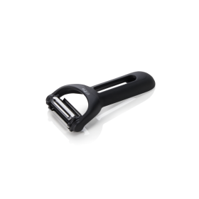 Éplucheur castor multi-lames inox - Manche caoutchouc - L. 15,5 cm