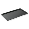 Plateau en polyester noir renforcé en fibre de verre - GN 1/1