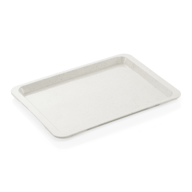 Plateau GN 1/2 en polyester gris clair
