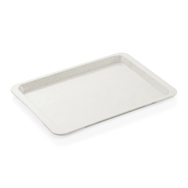 Plateau GN 1/2 en polyester gris clair