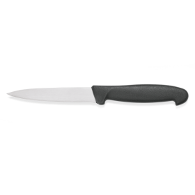 Couteau utilitaire - Lame inox 10 cm, manche noir