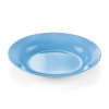 Assiette creuse en mélamine bleue - Ø 20 cm (lot de 12)