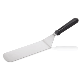 Spatule coudée inox manche plastique 38,5 cm