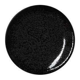 Assiette plate en porcelaine - Ø 30 cm - Série Vida Night (lot de 6)