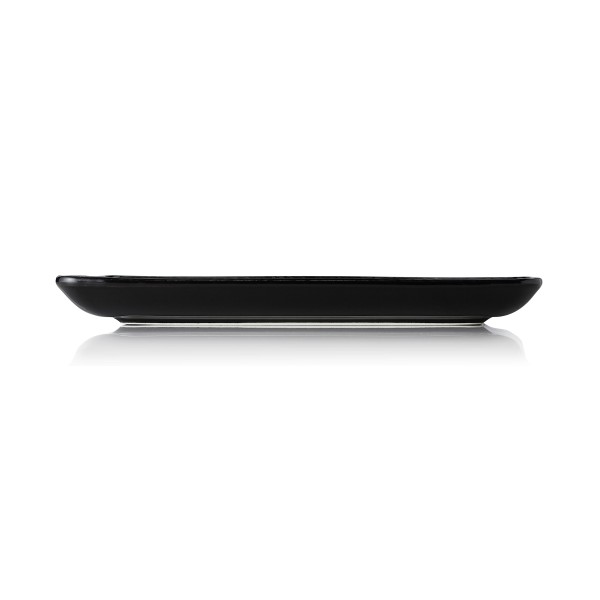 Assiette rectangulaire en porcelaine série Vida Night - 23 x 17 cm (lot de 6)