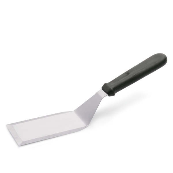 Spatule coudée inox manche plastique 30 cm