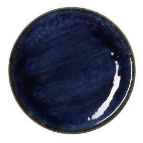 Assiette plate en porcelaine - Ø 30 cm - Série Vida Dark Ocean (lot de 6)