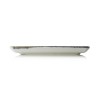 Assiette rectangulaire en porcelaine - 23 x 17 cm - Série Vida Dark Ocean (lot de 6)