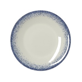 Assiette plate en porcelaine série Vida Marina - Ø 23 cm (lot de 6)