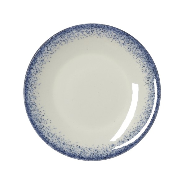 Assiette plate en porcelaine série Vida Marina - Ø 23 cm (lot de 6)