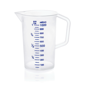 Pichet en polypropylène gradué - 0,5 L