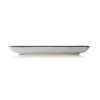 Assiette rectangulaire en porcelaine série Vida Marina - 23 x 17 cm (lot de 6)