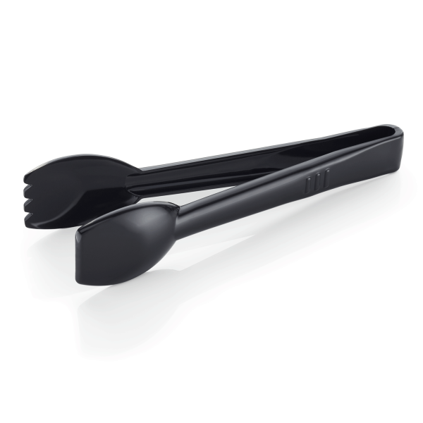 Pince à salade polycarbonate noir - L. 23 cm (lot de 6)