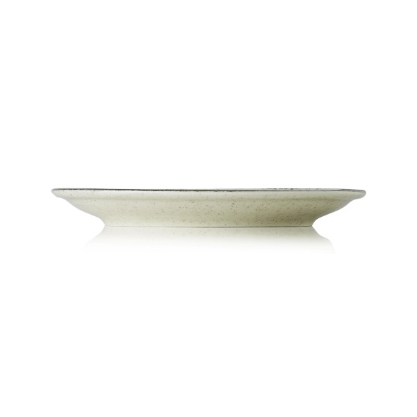 Assiette plate en porcelaine série Smilla Sand - Ø 25 cm (lot de 6)