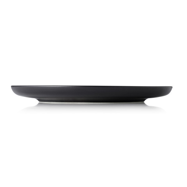 Assiette plate en porcelaine série Nova Smoke - Ø 27 cm (lot de 6)