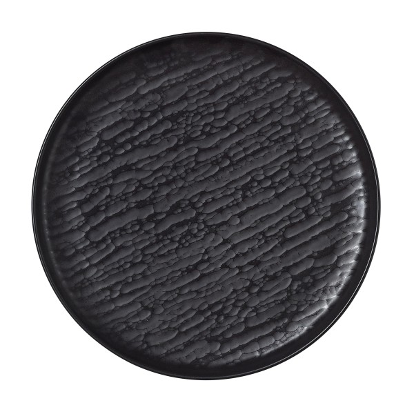 Assiette plate en porcelaine série Nova Smoke - Ø 27 cm (lot de 6)