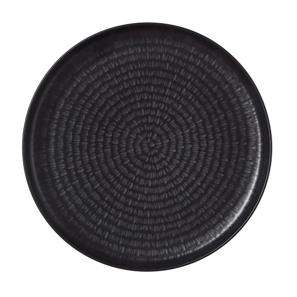 Assiette plate en porcelaine série Nova Ash - Ø 27 cm (lot de 6)