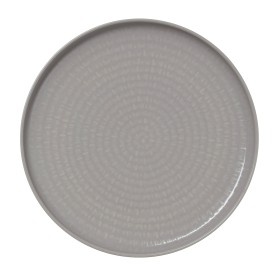 Assiette plate en porcelaine série Nova Graphite - Ø 27 cm (lot de 6)