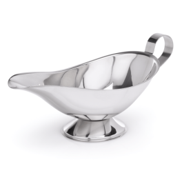 Saucière inox chromé avec pied - 150 ml