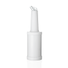 Bouteille doseuse en polypropylène blanc - 0,85 L