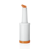 Bouteille doseuse en polypropylène orange - 0,85 L