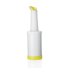 Bouteille doseuse en polypropylène jaune - 0,85 L