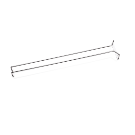 Rail porte-verres chromé