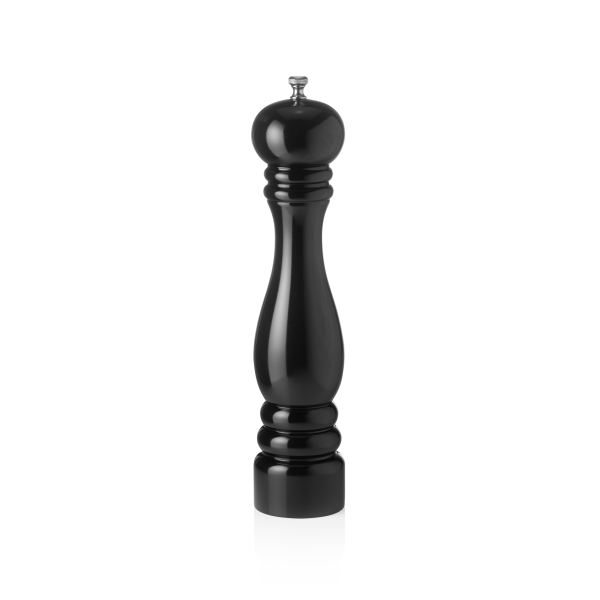 Moulin à sel en bois noir - 30 cm