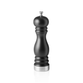Moulin à poivre en bois noir et inox - 20 cm