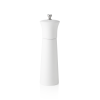 Moulin à sel cylindrique en bois blanc - 20 cm