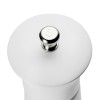 Moulin à sel cylindrique en bois blanc - 20 cm