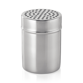 Saupoudreuse à parmesan inox chromé - Perforation 4 mm (lot de 6)