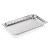 Bac gastro GN 1/1 inox chromé - Profondeur 40 mm