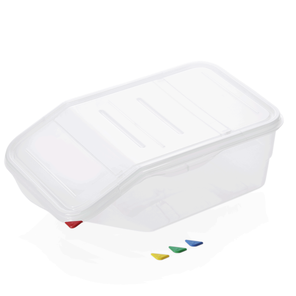 Bac alimentaire HACCP en polypropylène - 50 L - 56 x 34 x 40 cm