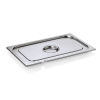 Couvercle GN 1/1 inox chromé avec encoche