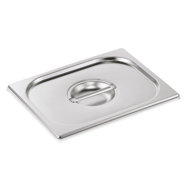 Couvercle GN 1/2 inox chromé