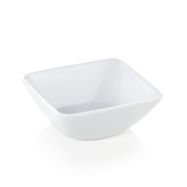Coupelle carrée mélamine 50 ml - 6,5 x 6,5 cm (lot de 12)