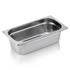 Bac gastro GN 1/3 inox chromé - Profondeur 100 mm