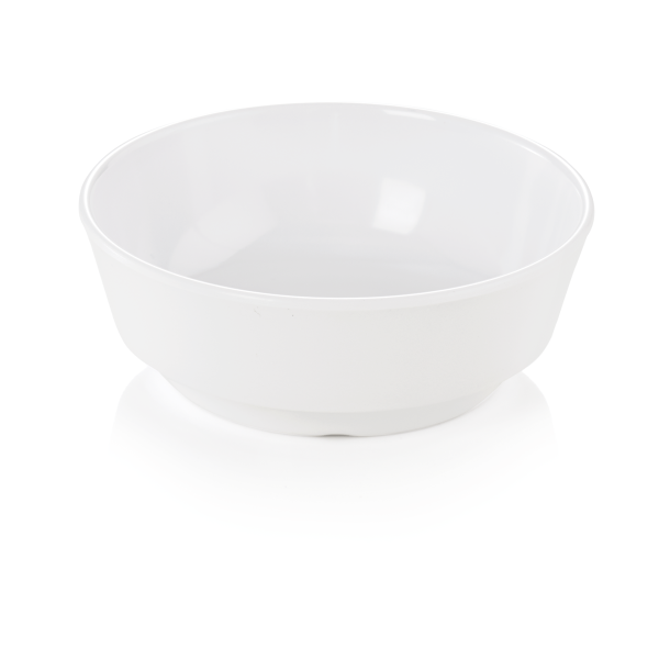 Bol rond en mélamine blanche - Ø 10 cm (lot de 12)
