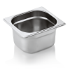 Bac gastro GN 1/6 inox chromé - Profondeur 100 mm