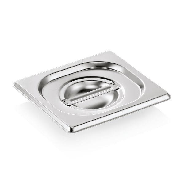 Couvercle GN 1/6 inox chromé