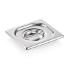 Couvercle GN 1/6 inox chromé