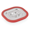 Couvercle GN 1/6 inox chromé avec joint silicone