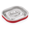 Couvercle GN 1/6 inox chromé avec joint silicone renforcé