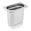 Bac gastro GN 1/9 inox chromé - Profondeur 150 mm