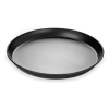 Plaque à pizza en acier bleu - Ø 20 cm - Bords roulés (lot de 10)
