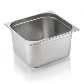 Bac gastro GN 2/3 inox chromé - Profondeur 200 mm