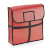 Sac isotherme rouge avec doublure aluminium - 2 pizzas Ø 40 cm